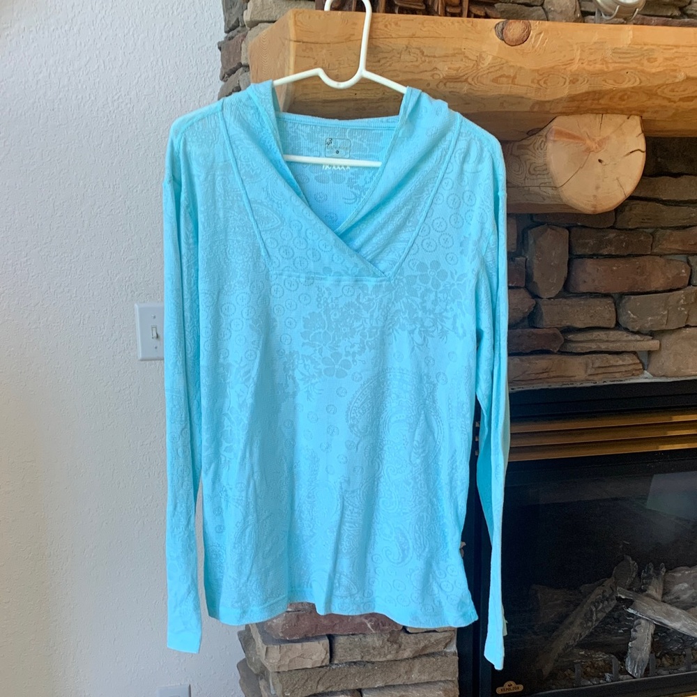 Title Nine Light Blue Women's Beach Hoodie